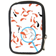 Illustrain Goldfish Fish Swim Pool Compact Camera Cases by Mariart