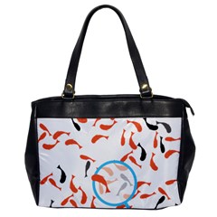 Illustrain Goldfish Fish Swim Pool Office Handbags by Mariart