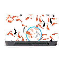 Illustrain Goldfish Fish Swim Pool Memory Card Reader With Cf by Mariart