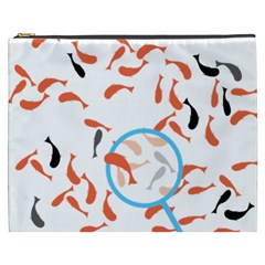 Illustrain Goldfish Fish Swim Pool Cosmetic Bag (xxxl)  by Mariart