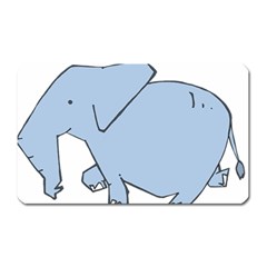 Illustrain Elephant Animals Magnet (rectangular)