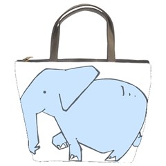 Illustrain Elephant Animals Bucket Bags by Mariart