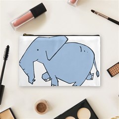 Illustrain Elephant Animals Cosmetic Bag (medium) 