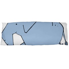 Illustrain Elephant Animals Body Pillow Case (dakimakura) by Mariart