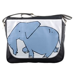 Illustrain Elephant Animals Messenger Bags