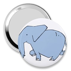 Illustrain Elephant Animals 3  Handbag Mirrors by Mariart