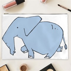 Illustrain Elephant Animals Cosmetic Bag (xxl)  by Mariart