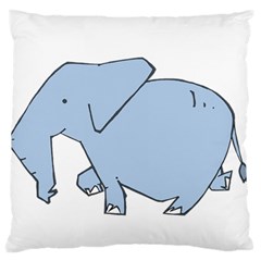 Illustrain Elephant Animals Standard Flano Cushion Case (one Side) by Mariart