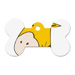 Illustrain Giraffe Face Animals Dog Tag Bone (one Side) by Mariart