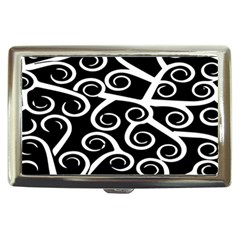 Koru Vector Background Black Cigarette Money Cases by Mariart