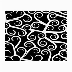 Koru Vector Background Black Small Glasses Cloth