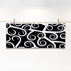 Koru Vector Background Black Cosmetic Storage Cases by Mariart