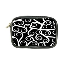 Koru Vector Background Black Coin Purse by Mariart