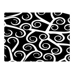 Koru Vector Background Black Double Sided Flano Blanket (mini) 