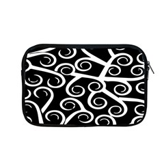 Koru Vector Background Black Apple Macbook Pro 13  Zipper Case