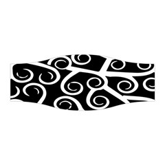 Koru Vector Background Black Stretchable Headband