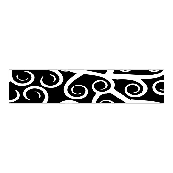 Koru Vector Background Black Velvet Scrunchie