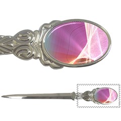 Light Means Net Pink Rainbow Waves Wave Chevron Letter Openers