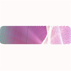 Light Means Net Pink Rainbow Waves Wave Chevron Large Bar Mats