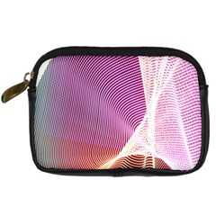 Light Means Net Pink Rainbow Waves Wave Chevron Digital Camera Cases