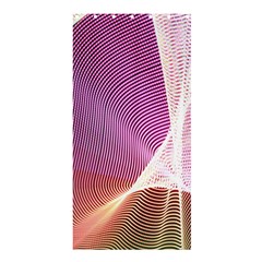 Light Means Net Pink Rainbow Waves Wave Chevron Shower Curtain 36  X 72  (stall) 