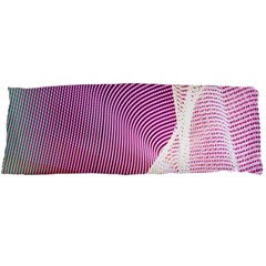 Light Means Net Pink Rainbow Waves Wave Chevron Body Pillow Case Dakimakura (two Sides) by Mariart