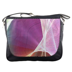 Light Means Net Pink Rainbow Waves Wave Chevron Messenger Bags