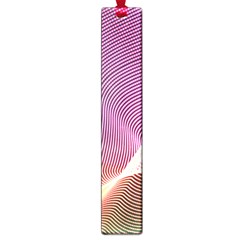 Light Means Net Pink Rainbow Waves Wave Chevron Large Book Marks by Mariart