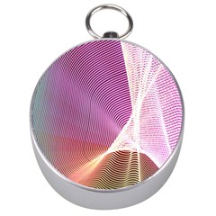 Light Means Net Pink Rainbow Waves Wave Chevron Silver Compasses