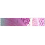 Light Means Net Pink Rainbow Waves Wave Chevron Flano Scarf (Large) Front