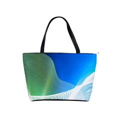 Light Means Net Pink Rainbow Waves Wave Chevron Green Blue Shoulder Handbags by Mariart