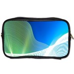 Light Means Net Pink Rainbow Waves Wave Chevron Green Blue Toiletries Bags 2-Side Front