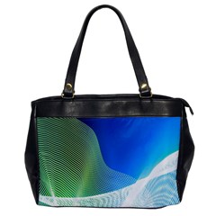 Light Means Net Pink Rainbow Waves Wave Chevron Green Blue Office Handbags by Mariart