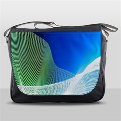 Light Means Net Pink Rainbow Waves Wave Chevron Green Blue Messenger Bags