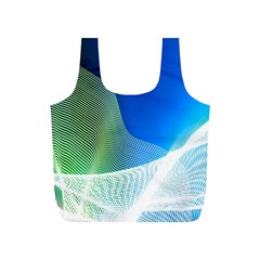 Light Means Net Pink Rainbow Waves Wave Chevron Green Blue Full Print Recycle Bags (s)  by Mariart