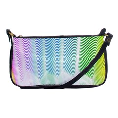 Light Means Net Pink Rainbow Waves Wave Chevron Green Shoulder Clutch Bags