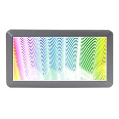 Light Means Net Pink Rainbow Waves Wave Chevron Green Memory Card Reader (mini) by Mariart