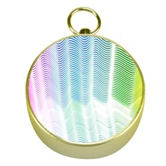 Light Means Net Pink Rainbow Waves Wave Chevron Green Gold Compasses by Mariart