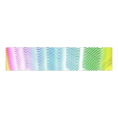 Light Means Net Pink Rainbow Waves Wave Chevron Green Velvet Scrunchie by Mariart