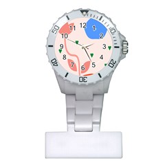 Lip Sexy Flower Tulip Heart Pink Red Blue Green Love Plastic Nurses Watch