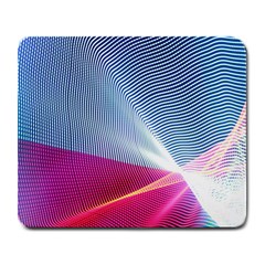 Light Means Net Pink Rainbow Waves Wave Chevron Red Large Mousepads by Mariart