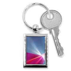 Light Means Net Pink Rainbow Waves Wave Chevron Red Key Chains (rectangle) 