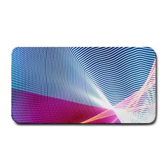 Light Means Net Pink Rainbow Waves Wave Chevron Red Medium Bar Mats