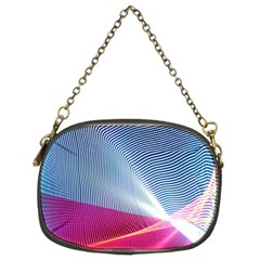 Light Means Net Pink Rainbow Waves Wave Chevron Red Chain Purses (two Sides)  by Mariart