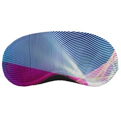 Light Means Net Pink Rainbow Waves Wave Chevron Red Sleeping Masks by Mariart