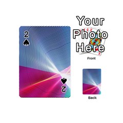 Light Means Net Pink Rainbow Waves Wave Chevron Red Playing Cards 54 (mini)  by Mariart