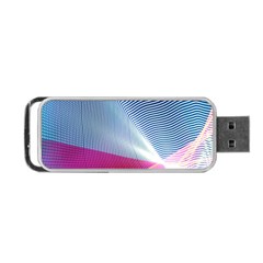 Light Means Net Pink Rainbow Waves Wave Chevron Red Portable Usb Flash (two Sides) by Mariart