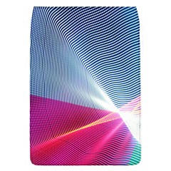 Light Means Net Pink Rainbow Waves Wave Chevron Red Flap Covers (l)  by Mariart