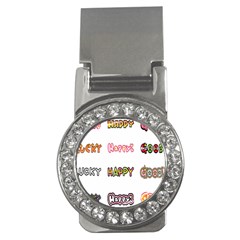 Lucky Happt Good Sign Star Money Clips (cz) 