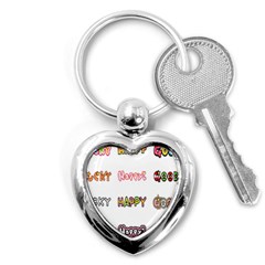 Lucky Happt Good Sign Star Key Chains (heart) 